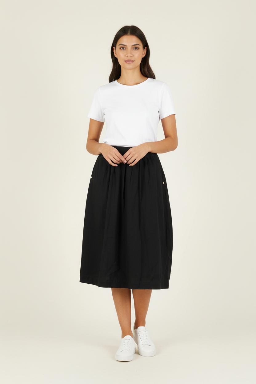 Jupe Midi Noire - Taille L/40 de la marque Saint James | PARAD71646 - Vendu par Paradigme - Image 1