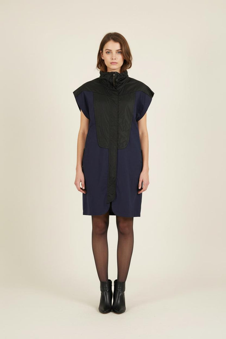 Robe Courte Noire et Bleue - Taille S/36 de la marque The Kooples - Sport | PARAD71649 - Vendu par Paradigme - Image 1