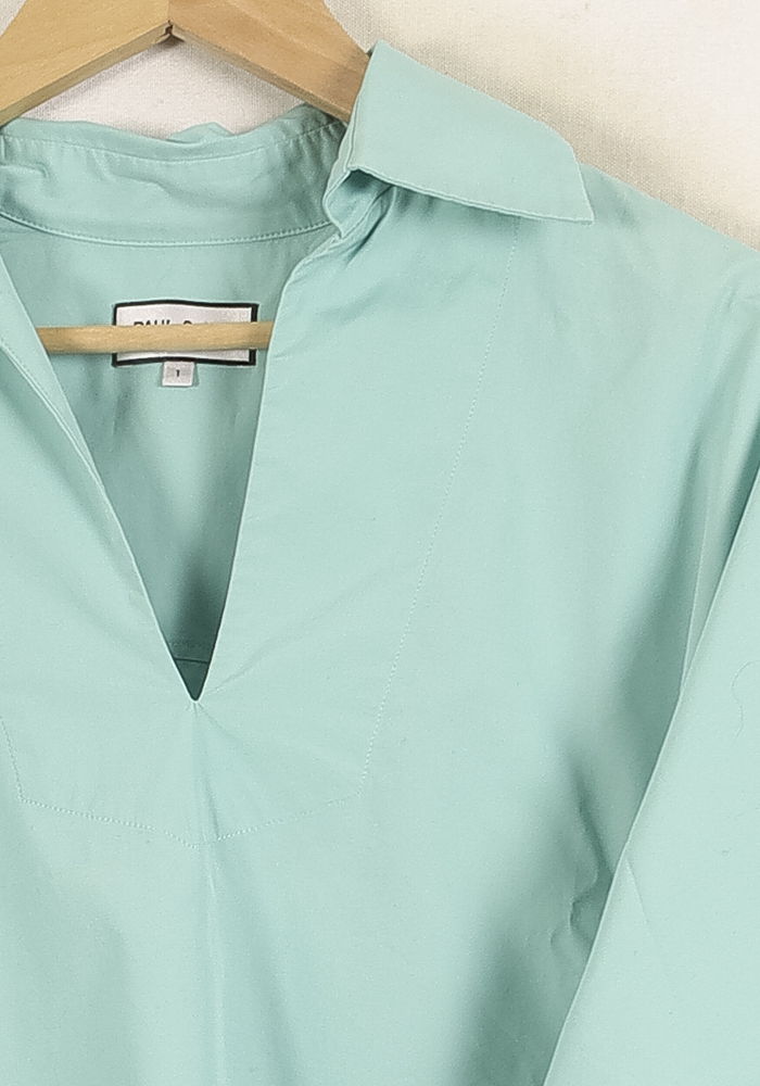 Blouse Verte - Taille S/36 de la marque Paul & Joe | PARAD71654 - Vendu par Paradigme - Image 3