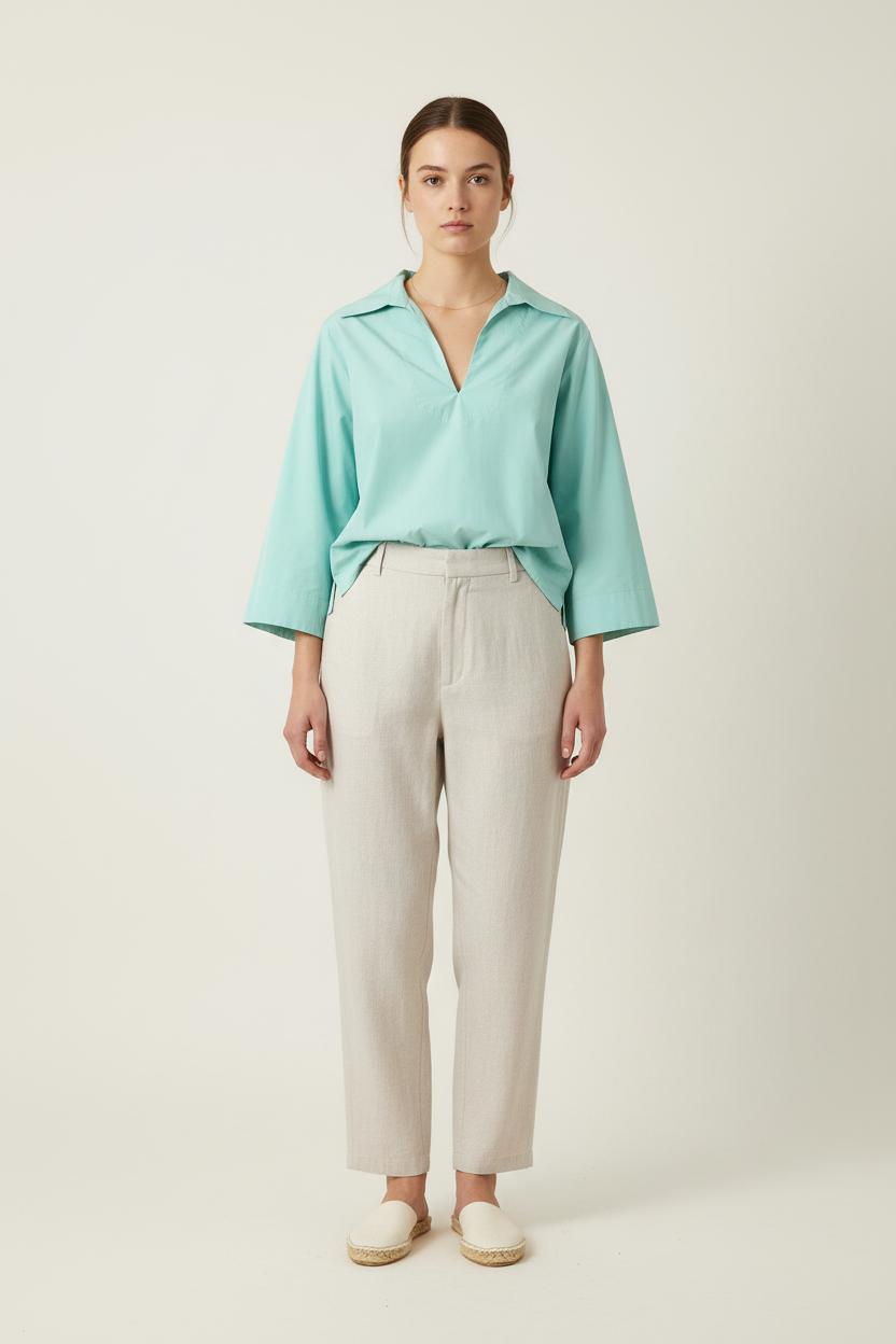 Blouse Verte - Taille S/36 de la marque Paul & Joe | PARAD71654 - Vendu par Paradigme - Image 1