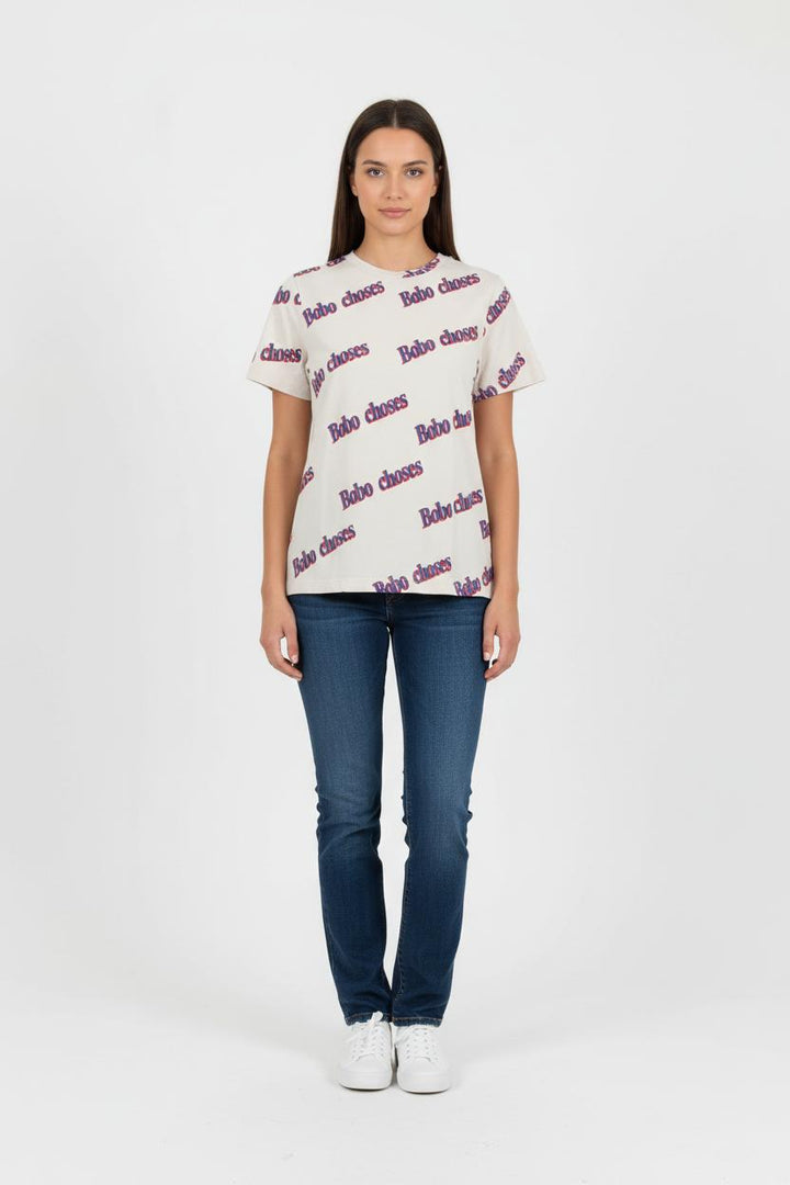 Tee-shirt Beige - Taille XS/34 de la marque Bobo Choses | PARAD71666 - Vendu par Paradigme - Image 1