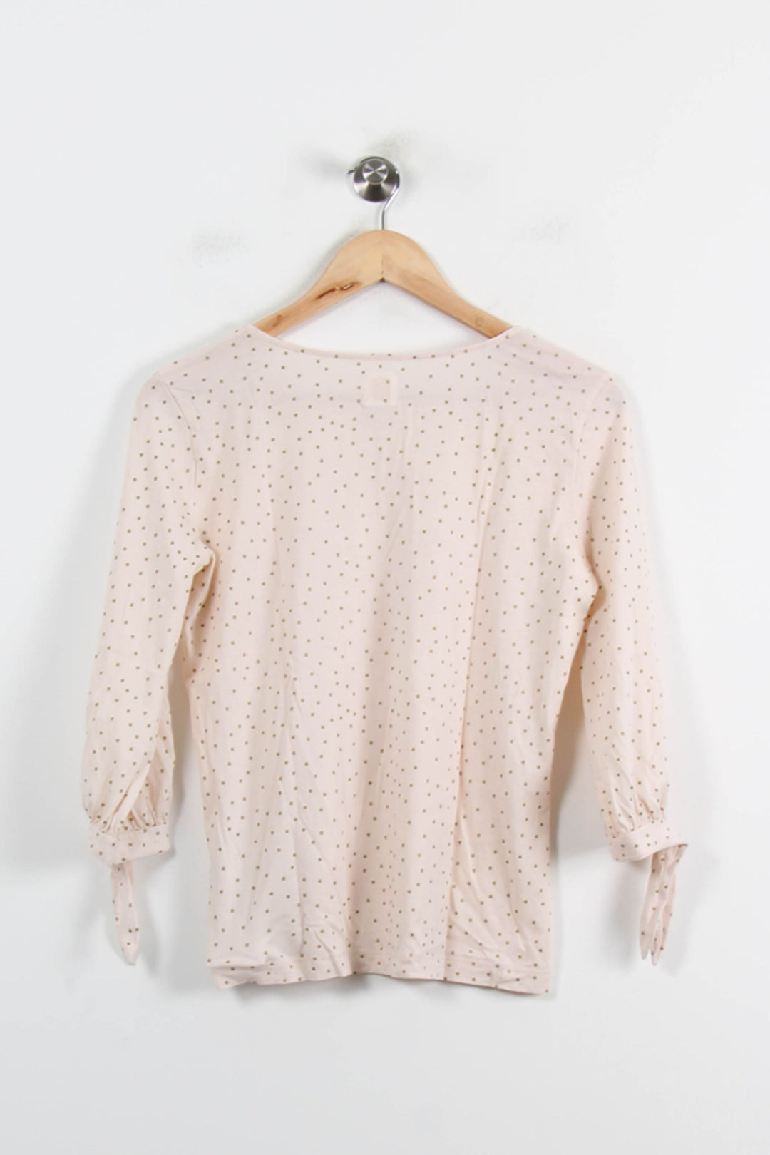 Blouse Beige à Pois - Taille S/36 de la marque Des petits hauts | PARAD71669 - Vendu par Paradigme - Image 4