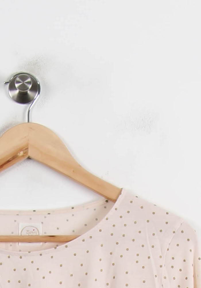 Blouse Beige à Pois - Taille S/36 de la marque Des petits hauts | PARAD71669 - Vendu par Paradigme - Image 3