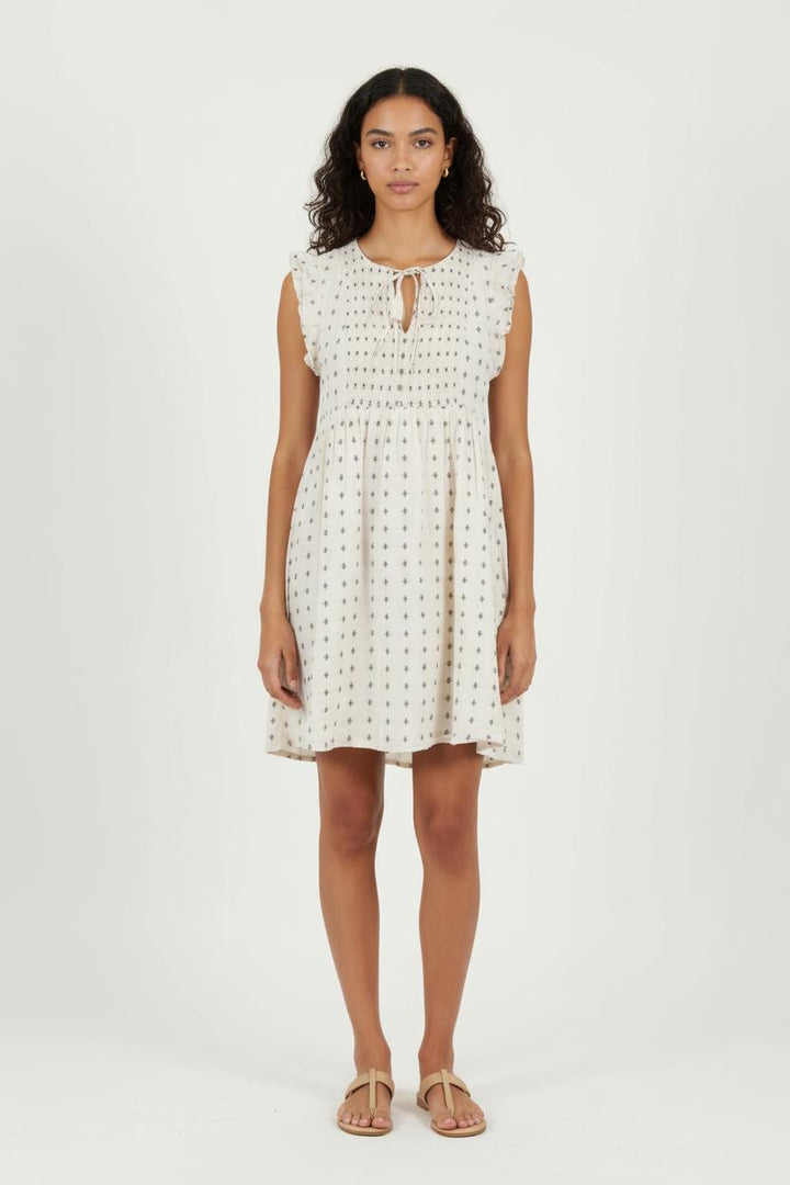 Robe Courte Écrue et Noire - Taille S/36 de la marque Soeur | PARAD71671 - Vendu par Paradigme - Image 1