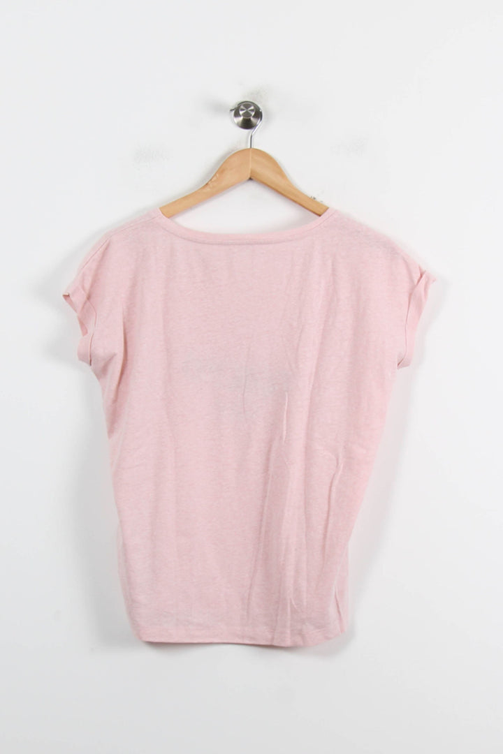 T-shirt Rose - Taille S/36 de la marque Claudie Pierlot | PARAD71673 - Vendu par Paradigme - Image 4