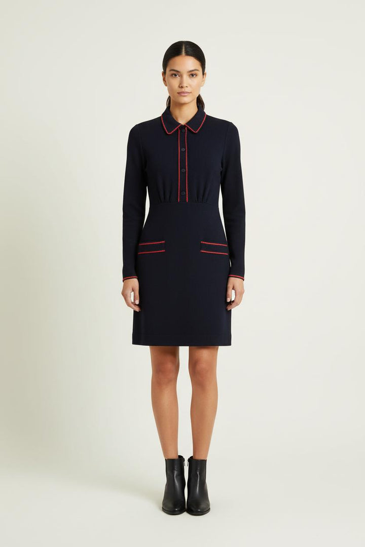 Robe Chemise Bleue - Taille S/36 de la marque Sandro | PARAD71681 - Vendu par Paradigme - Image 1