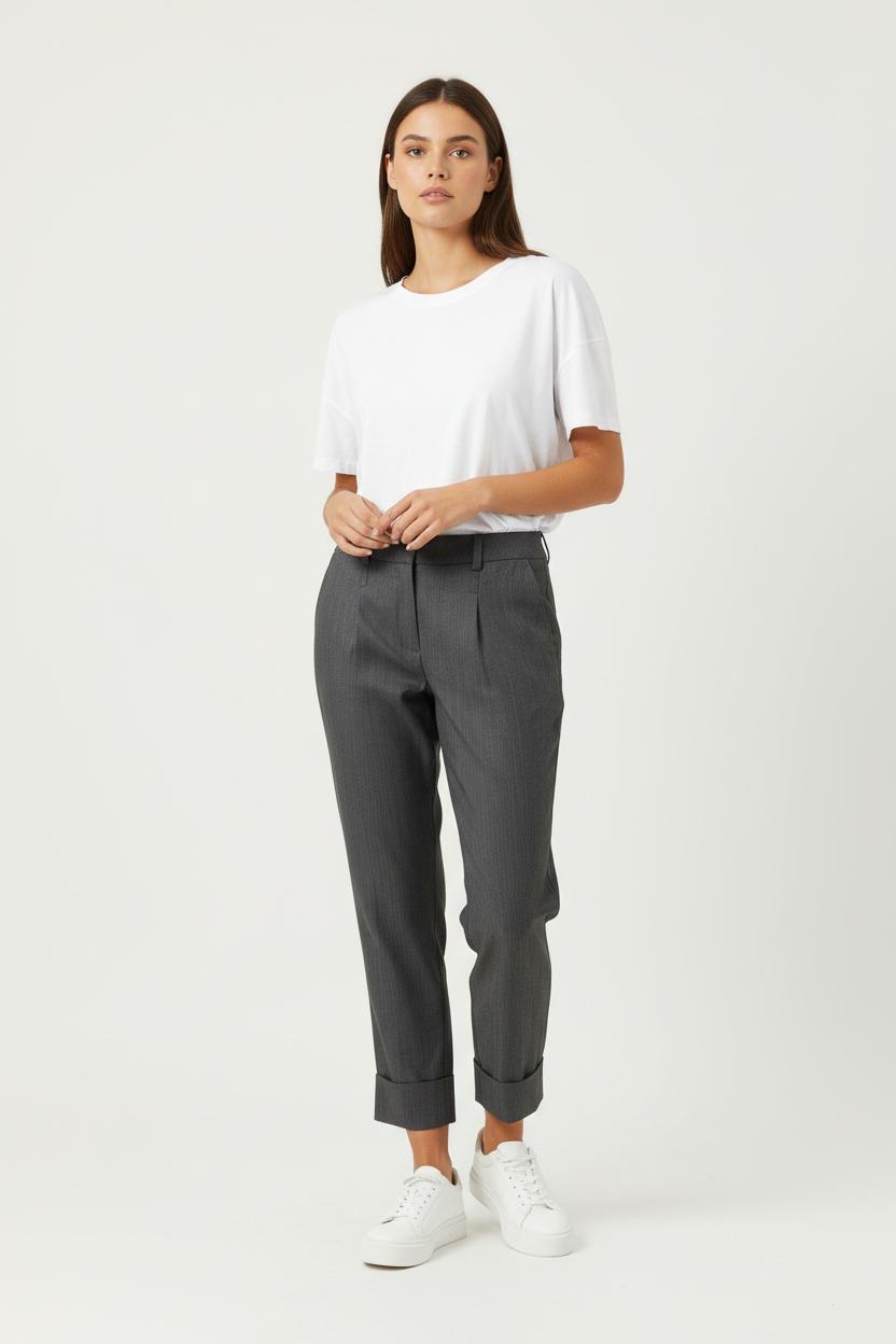 Pantalon De Costume Gris - Taille M/38 de la marque Paul & Joe Sister | PARAD71690 - Vendu par Paradigme - Image 1