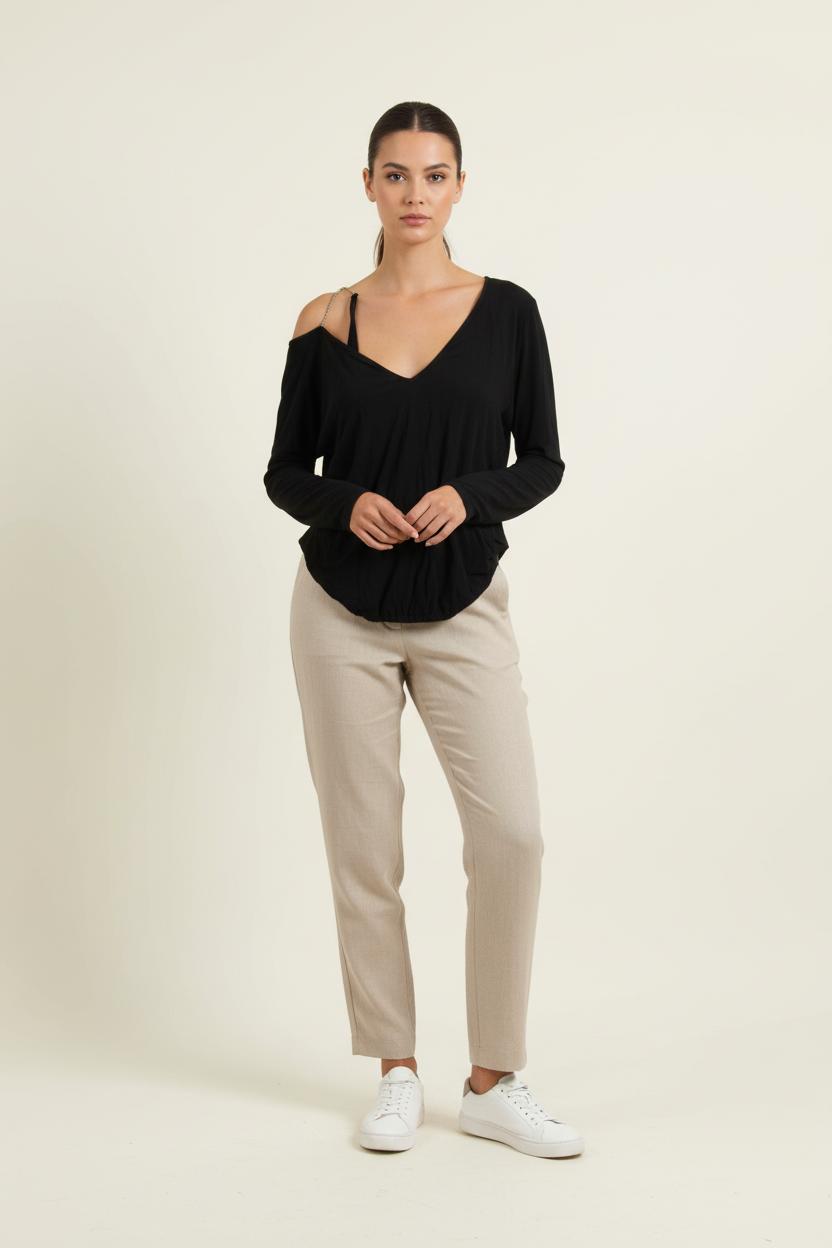Body Noir - Taille S/36 de la marque ba&sh | PARAD71820 - Vendu par Paradigme - Image 1