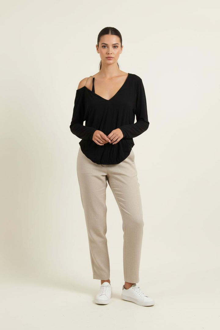 Body Noir - Taille S/36 de la marque ba&sh | PARAD71820 - Vendu par Paradigme - Image 1