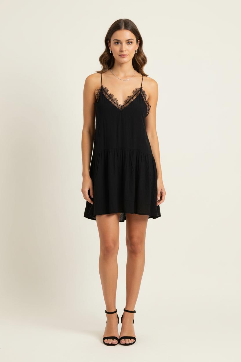Robe Nuisette Noire - Taille L/40 de la marque IRO | PARAD71825 - Vendu par Paradigme - Image 1