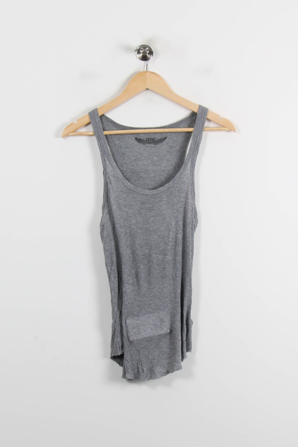 Débardeur Gris - Taille M/38 de la marque Zadig&Voltaire | PARAD71826 - Vendu par Paradigme - Image 2