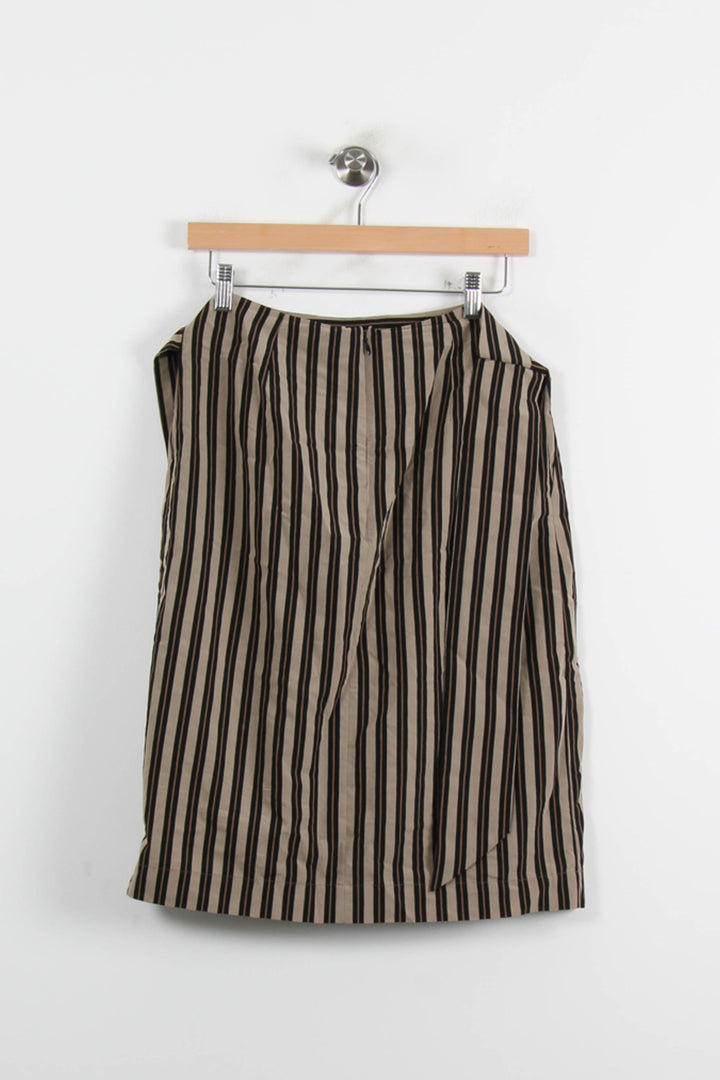 Jupe Midi Beige et Noire - Taille M/38 de la marque Caroll | PARAD71833 - Vendu par Paradigme - Image 4