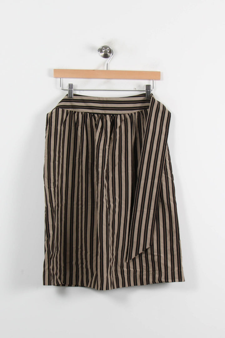 Jupe Midi Beige et Noire - Taille M/38 de la marque Caroll | PARAD71833 - Vendu par Paradigme - Image 2