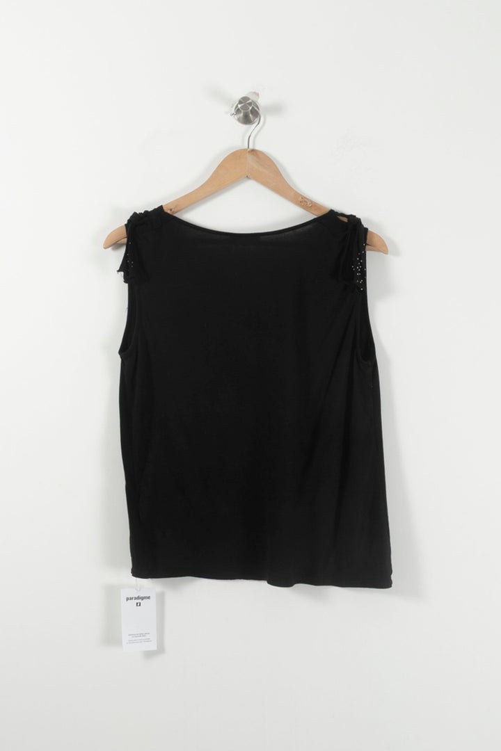 Débardeur Noir - Taille XS/34 de la marque Caroll | PARAD71835 - Vendu par Paradigme - Image 4