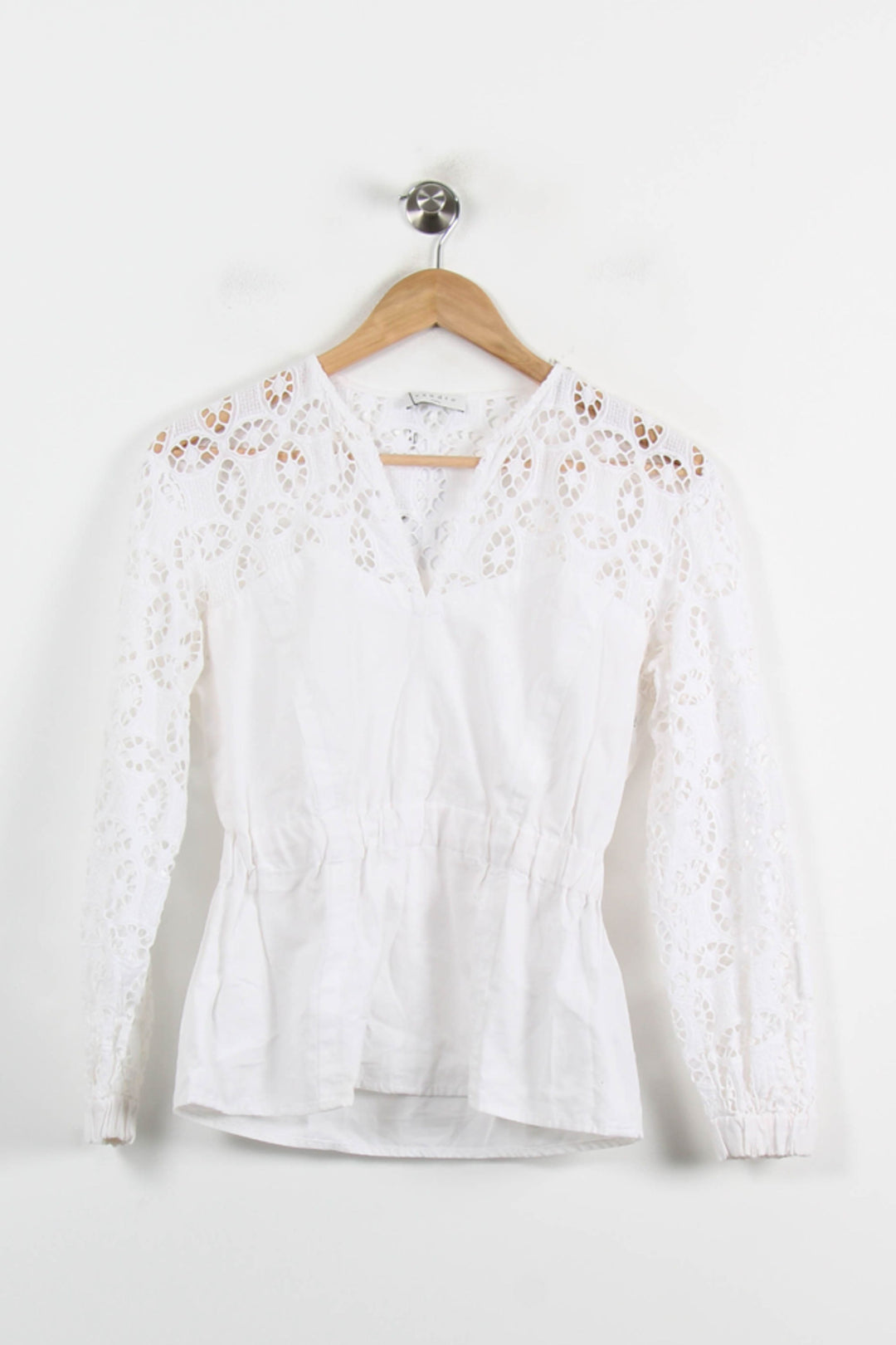 Blouse Blanche - Taille S/36 de la marque Sandro | PARAD71836 - Vendu par Paradigme - Image 2