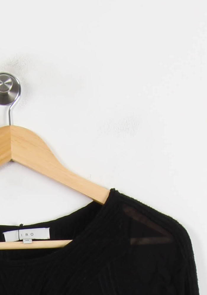 Blouse Noire - Taille M/38 de la marque IRO | PARAD71843 - Vendu par Paradigme - Image 3