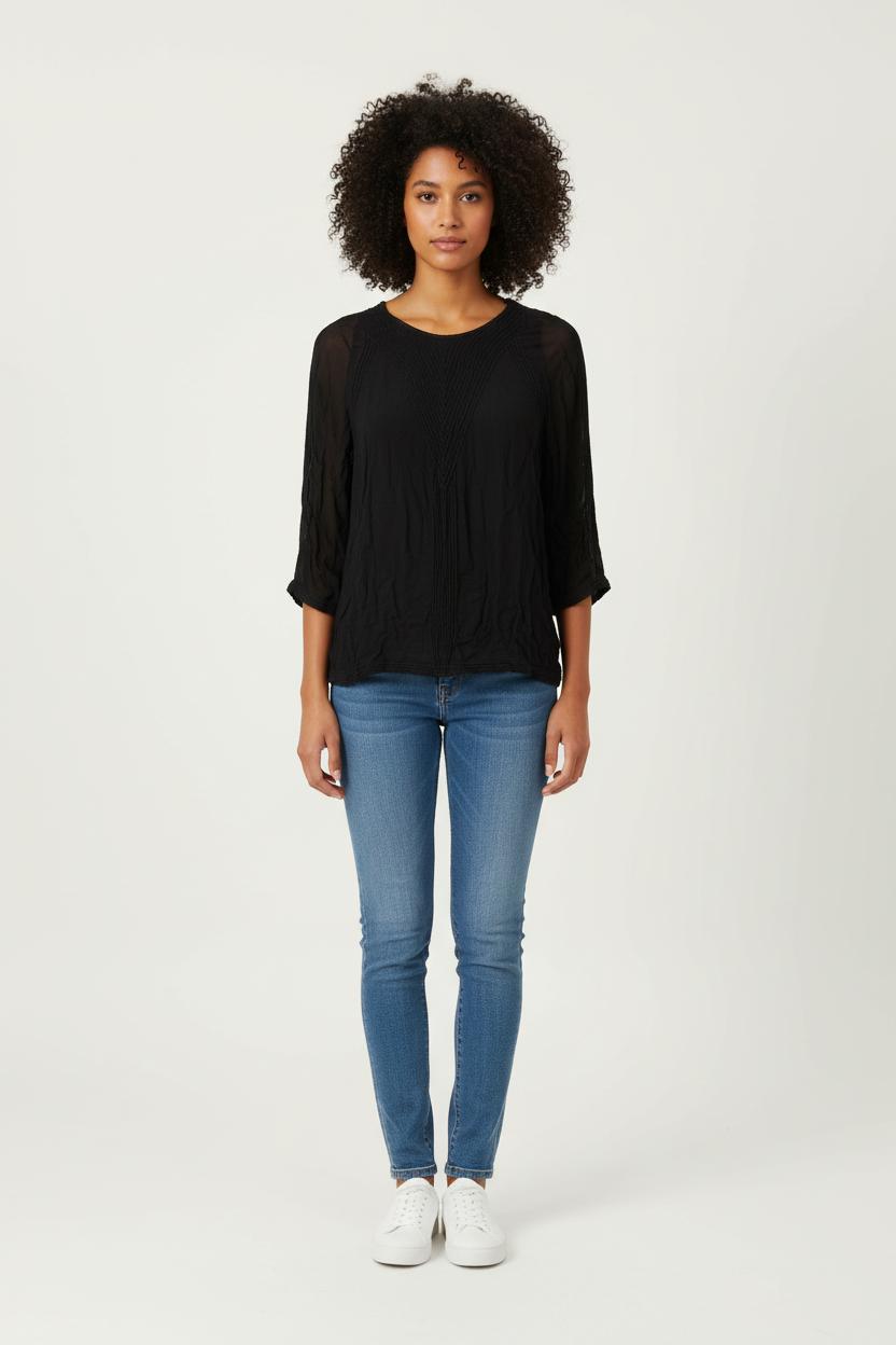 Blouse Noire - Taille M/38 de la marque IRO | PARAD71843 - Vendu par Paradigme - Image 1