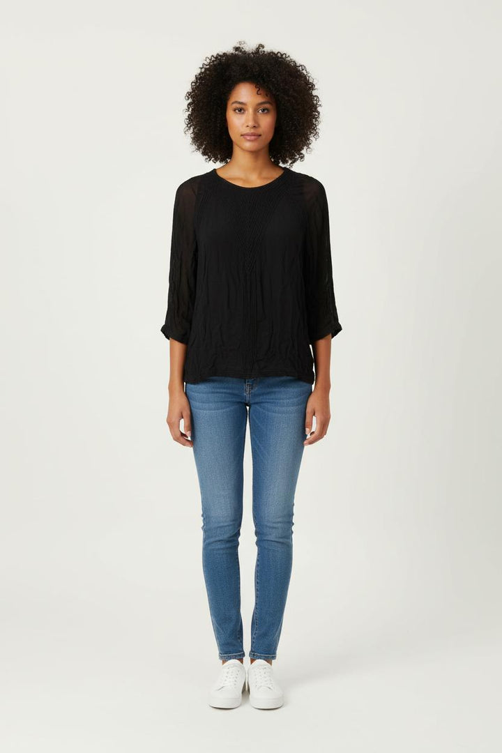 Blouse Noire - Taille M/38 de la marque IRO | PARAD71843 - Vendu par Paradigme - Image 1