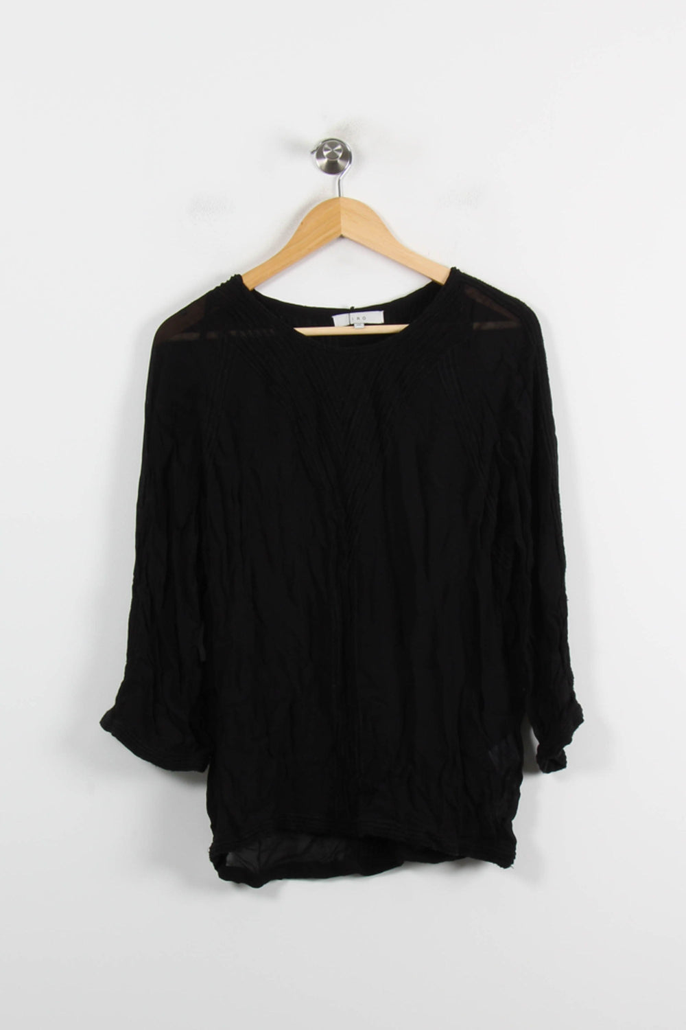 Blouse Noire - Taille M/38 de la marque IRO | PARAD71843 - Vendu par Paradigme - Image 2