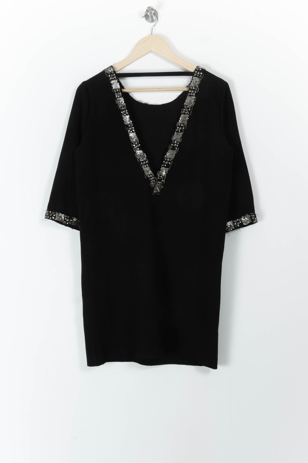 Robe Noire - Taille M/38 de la marque ba&sh | PARAD71844 - Vendu par Paradigme - Image 4