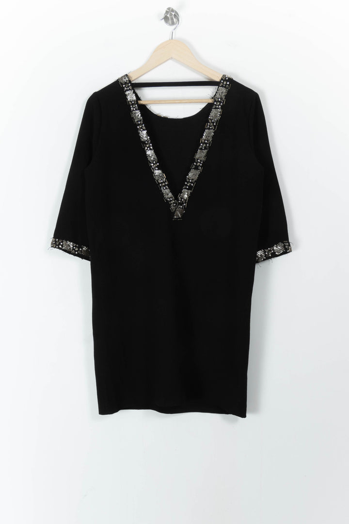 Robe Noire - Taille M/38 de la marque ba&sh | PARAD71844 - Vendu par Paradigme - Image 4