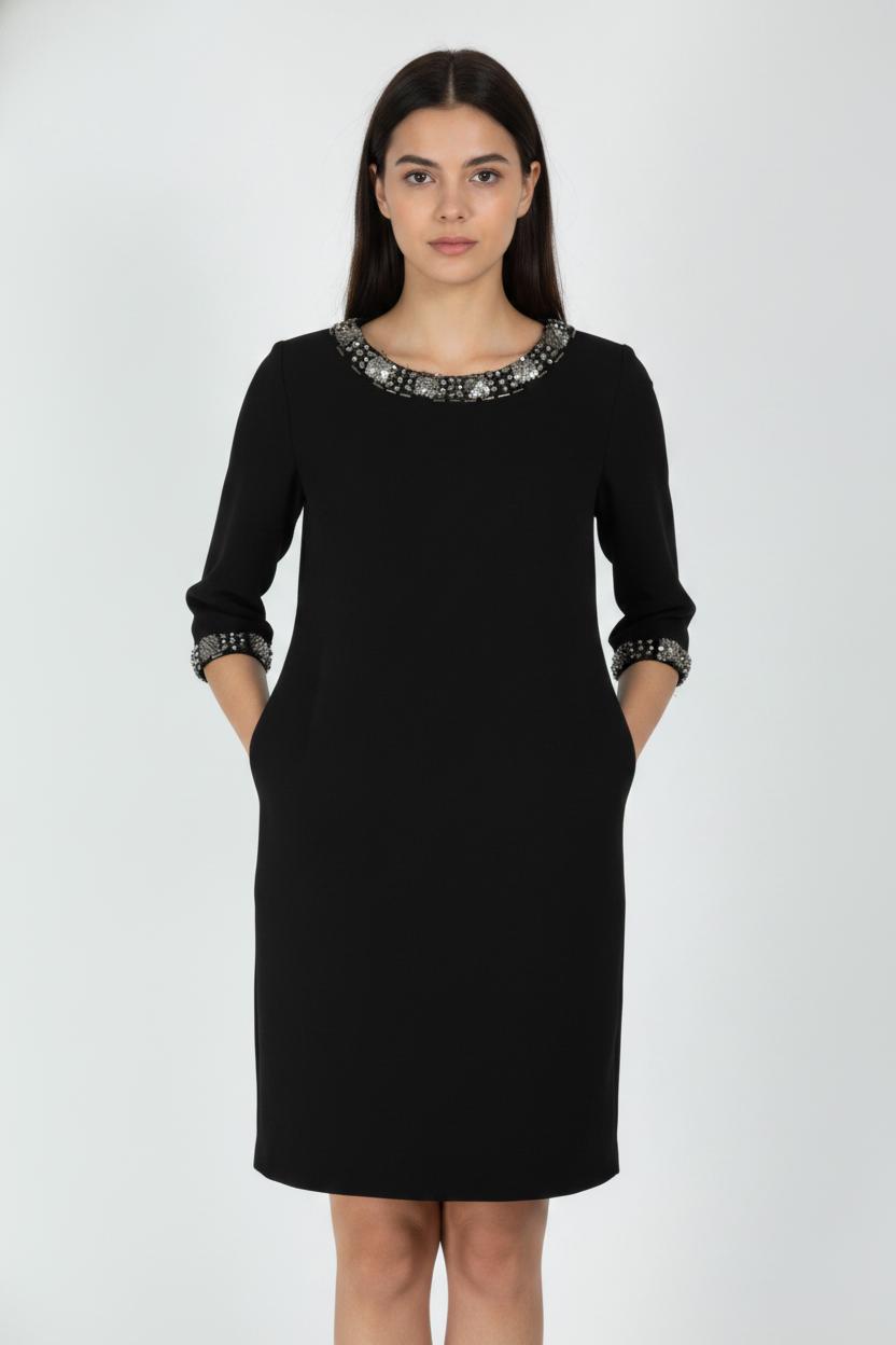 Robe Noire - Taille M/38 de la marque ba&sh | PARAD71844 - Vendu par Paradigme - Image 1