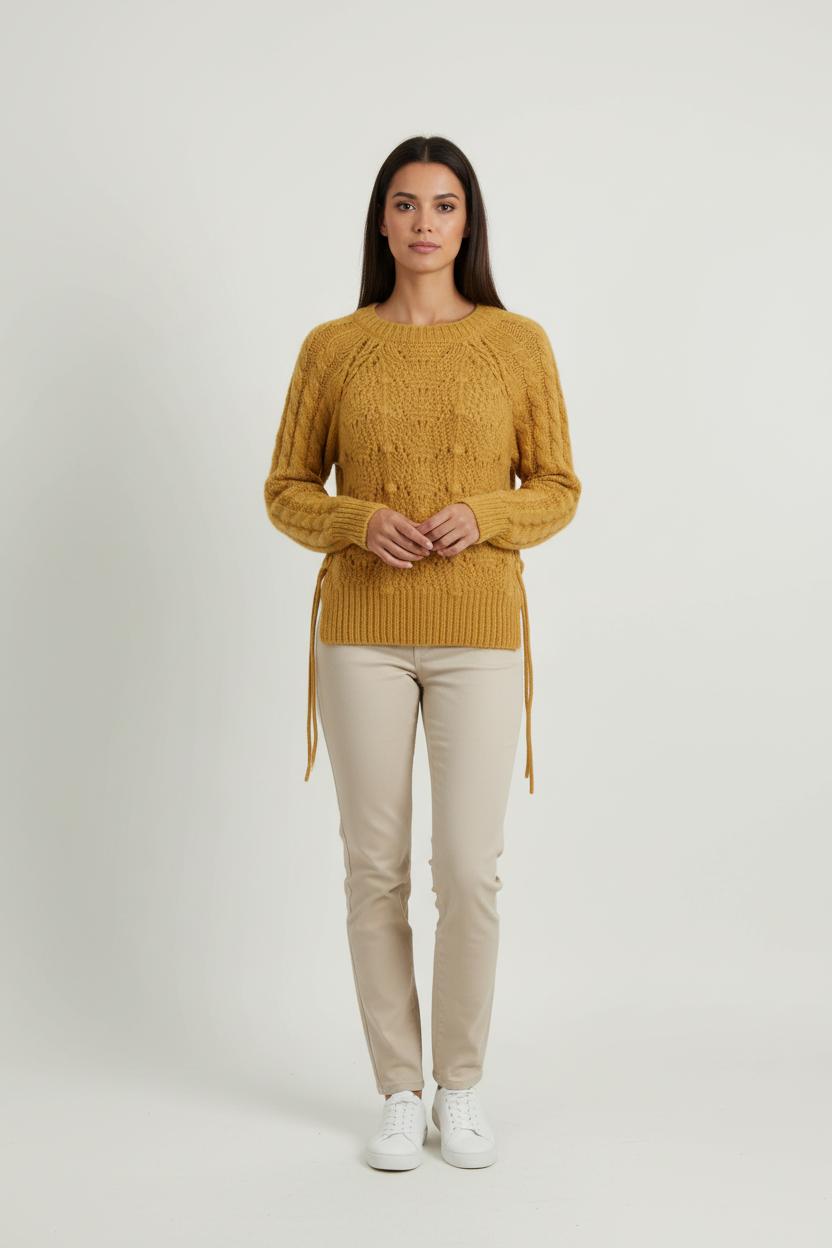 Pull Jaune - Taille M/38 de la marque Bérénice | PARAD71856 - Vendu par Paradigme - Image 1