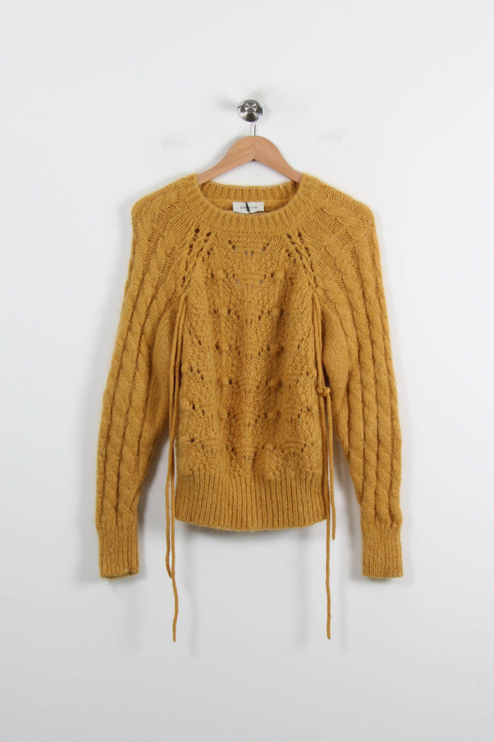 Pull Jaune - Taille M/38 de la marque Bérénice | PARAD71856 - Vendu par Paradigme - Image 2