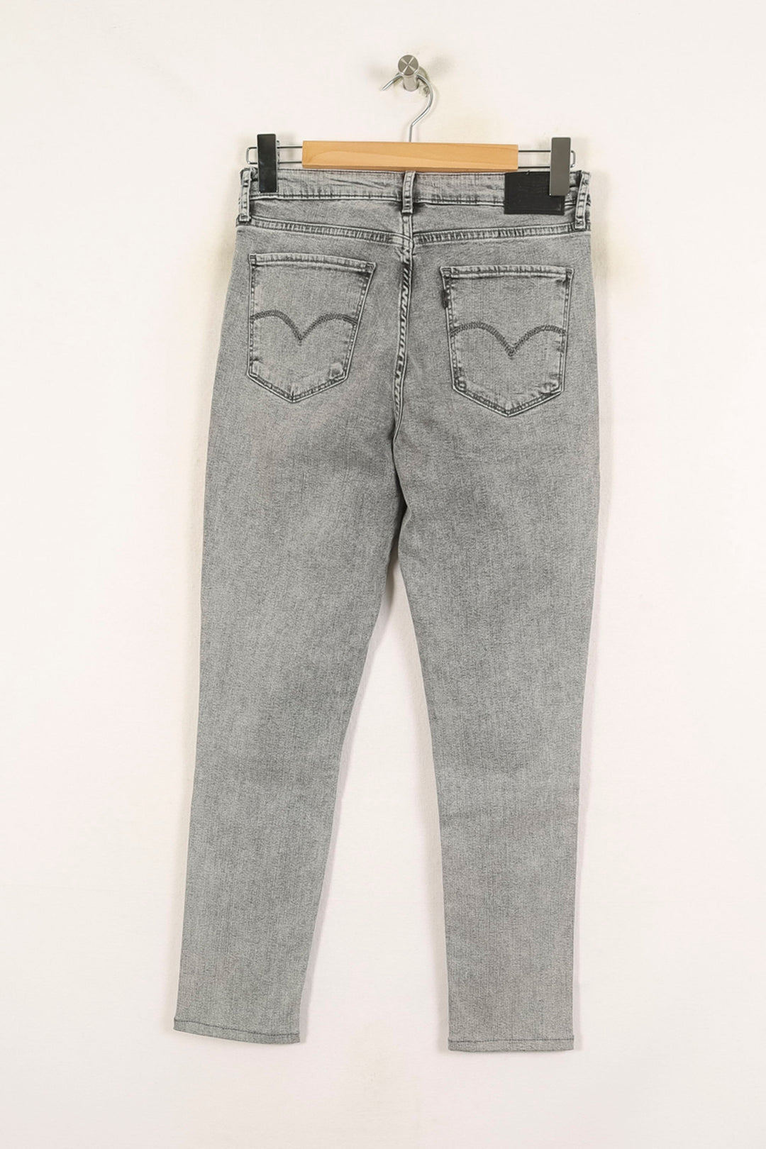 Jean Skinny Gris - Taille L/40 de la marque Levi's | PARAD71857 - Vendu par Paradigme - Image 4