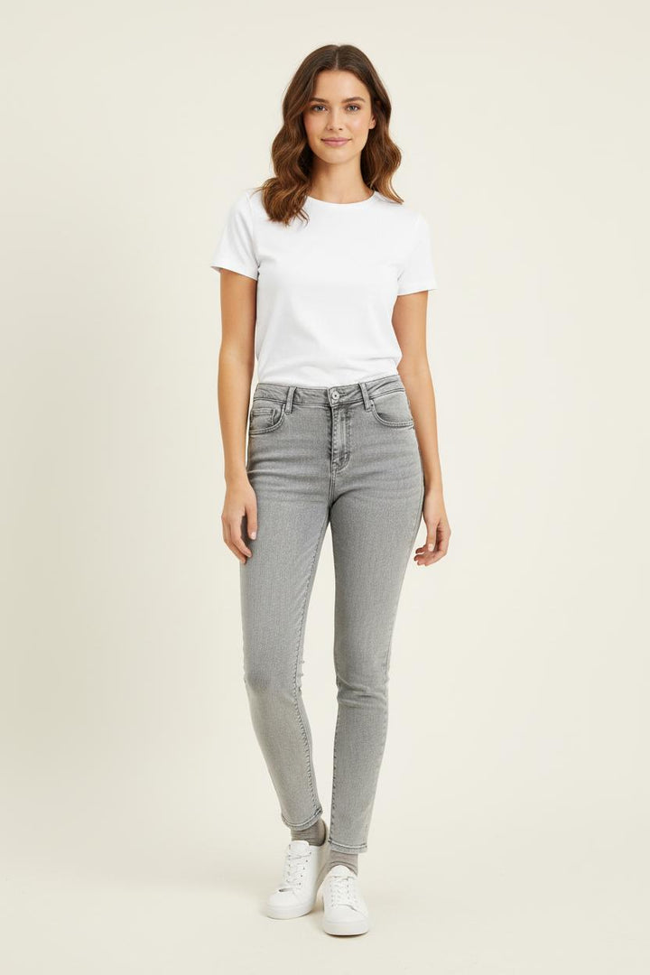 Jean Skinny Gris - Taille L/40 de la marque Levi's | PARAD71857 - Vendu par Paradigme - Image 1