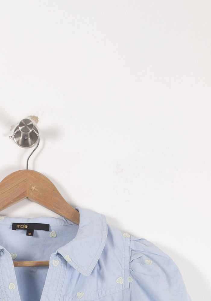 Robe Courte Bleue - Taille S/36 de la marque Maje | PARAD71861 - Vendu par Paradigme - Image 3