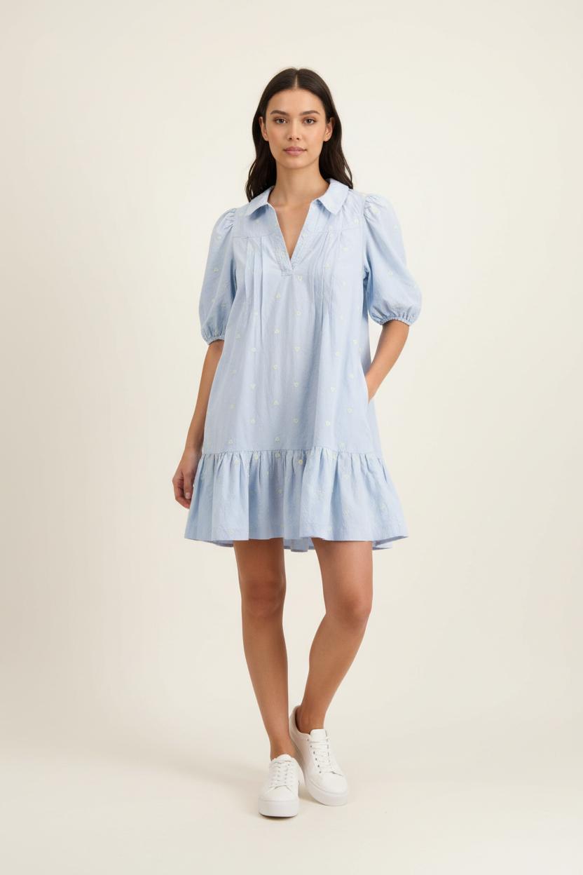 Robe Courte Bleue - Taille S/36 de la marque Maje | PARAD71861 - Vendu par Paradigme - Image 1