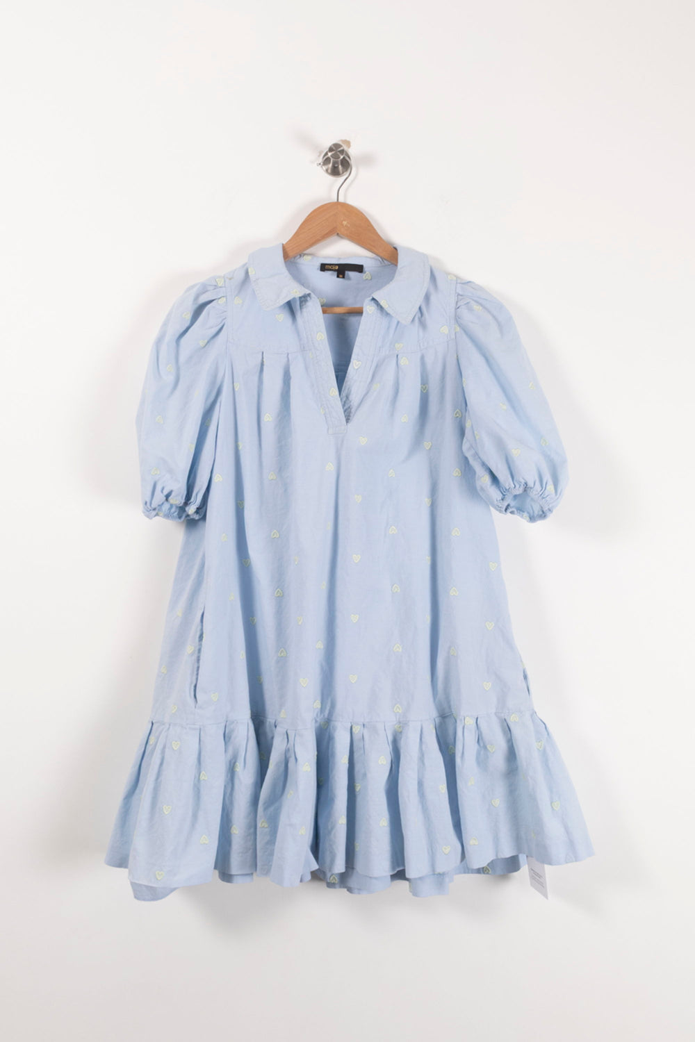 Robe Courte Bleue - Taille S/36 de la marque Maje | PARAD71861 - Vendu par Paradigme - Image 2