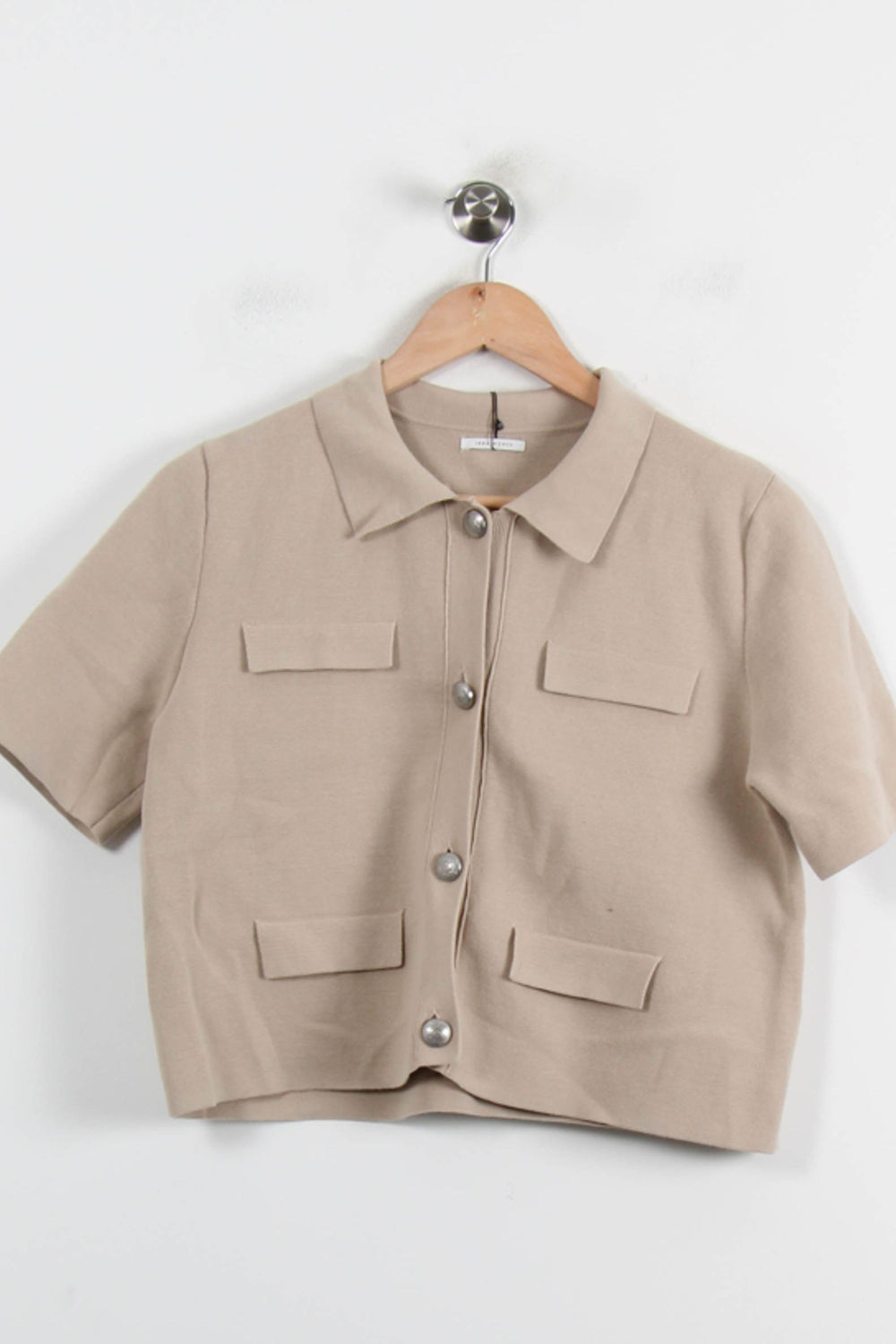 Veste Courte Beige - Taille M/38 de la marque IKKS | PARAD71862 - Vendu par Paradigme - Image 2