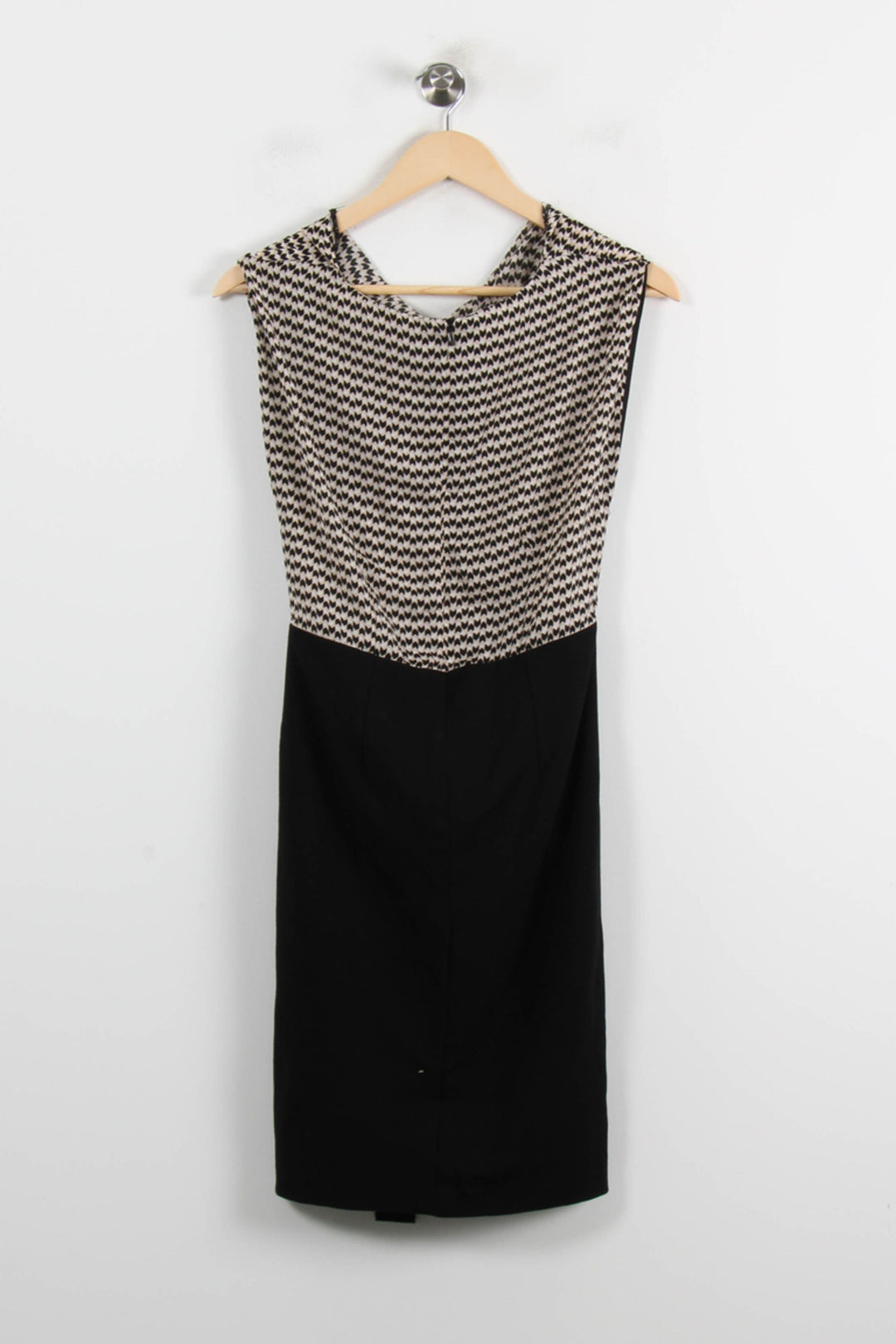 Robe Midi Noire et Blanche - Taille M/38 de la marque Maison 123 | PARAD71872 - Vendu par Paradigme - Image 4