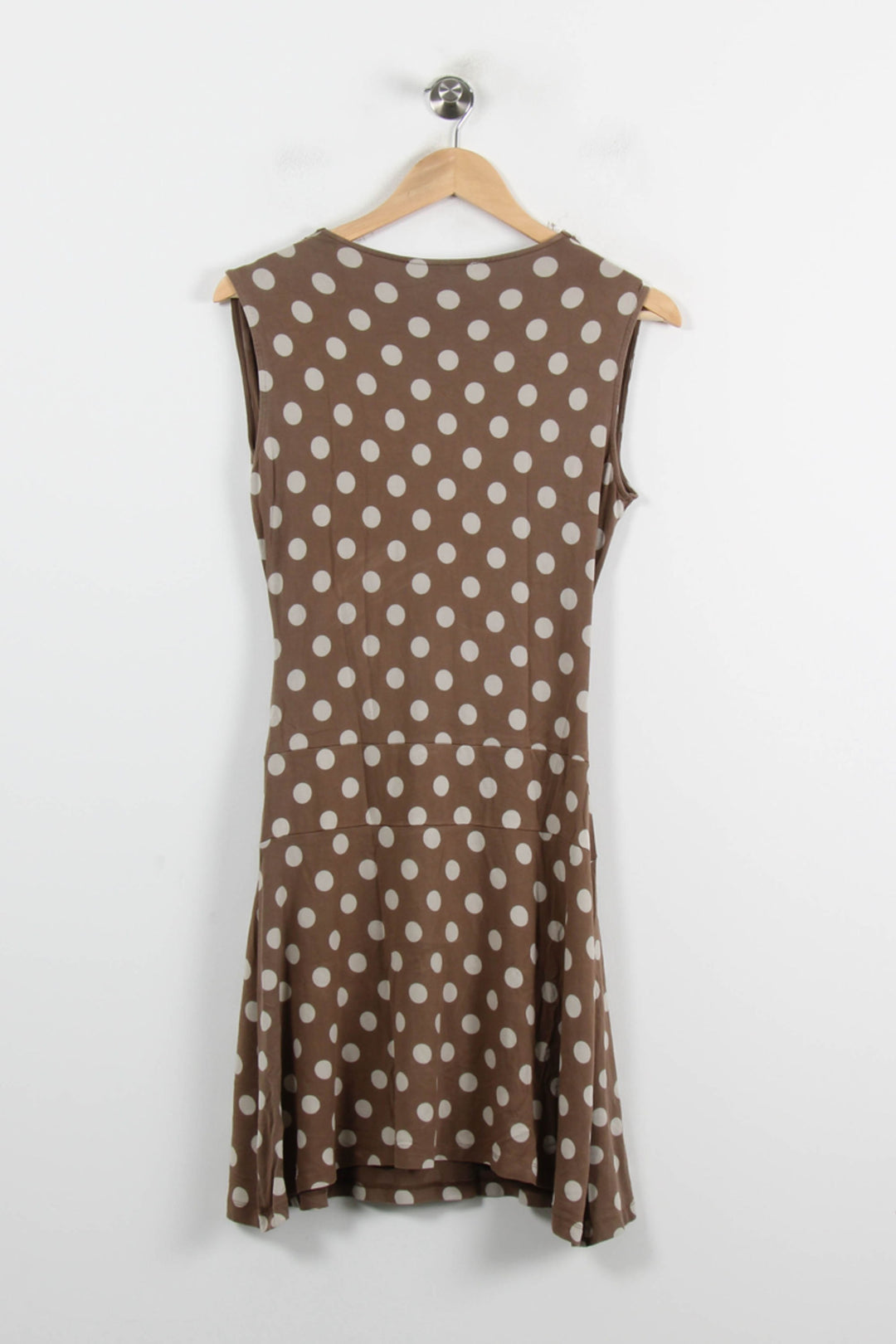 Robe Beige et Blanche - Taille M/38 de la marque La Fée Maraboutée | PARAD71873 - Vendu par Paradigme - Image 4