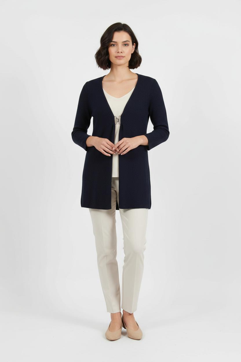 Gilet Bleu - Taille M/38 de la marque La Fée Maraboutée | PARAD71874 - Vendu par Paradigme - Image 1