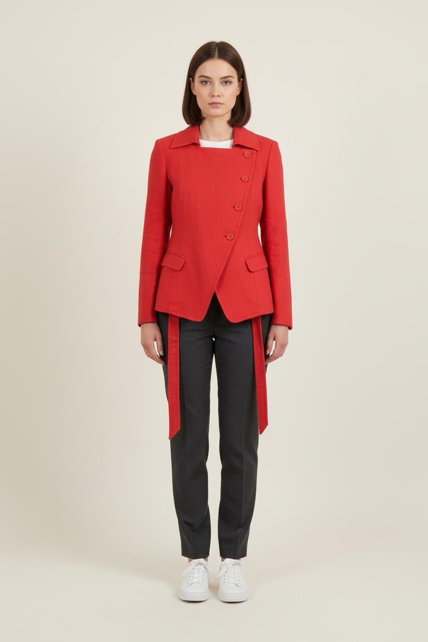 Veste Rouge - Taille XL/42 de la marque Max Mara | PARAD71878 - Vendu par Paradigme - Image 1
