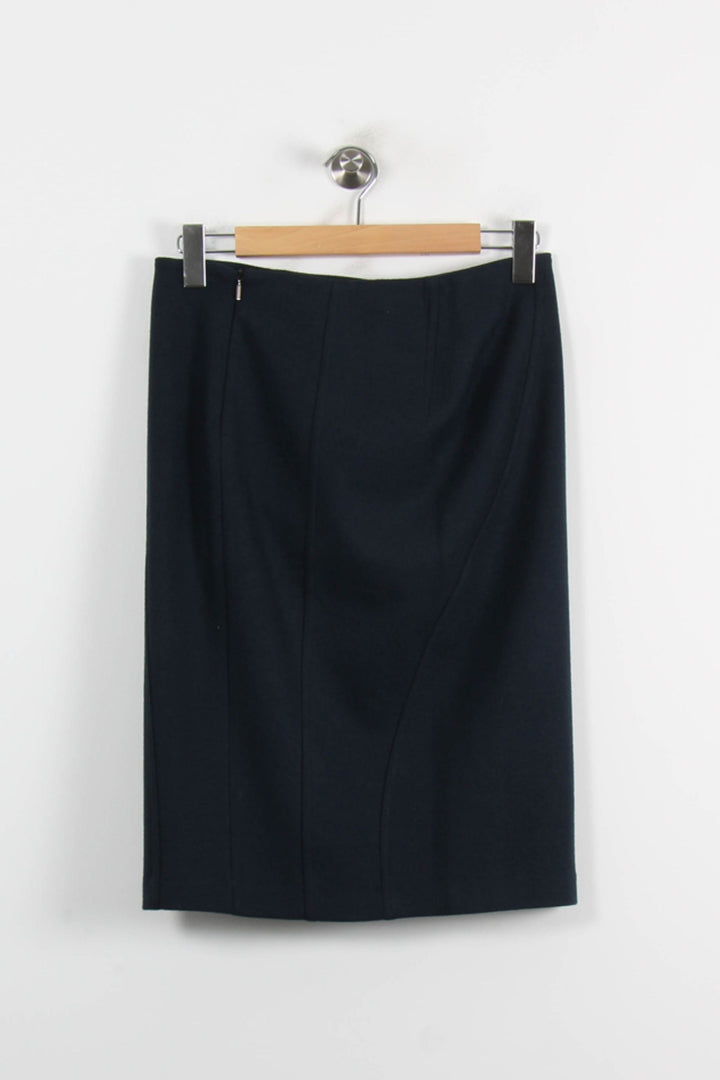 Jupe Droite Bleue - Taille XXL/44 de la marque Max Mara | PARAD71879 - Vendu par Paradigme - Image 4