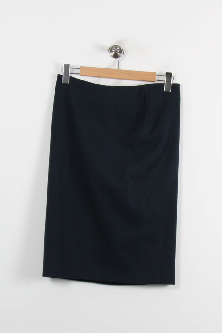 Jupe Droite Bleue - Taille XXL/44 de la marque Max Mara | PARAD71879 - Vendu par Paradigme - Image 2