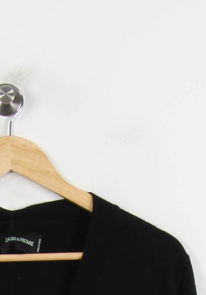 Cardigan Noir - Taille S/36 de la marque Zadig&Voltaire | PARAD71884 - Vendu par Paradigme - Image 3