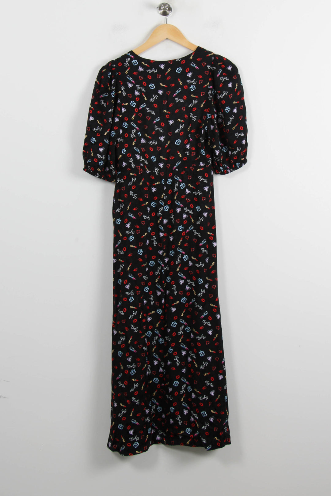 Robe Midi Noire - Taille S/36 de la marque Maje | PARAD71888 - Vendu par Paradigme - Image 4