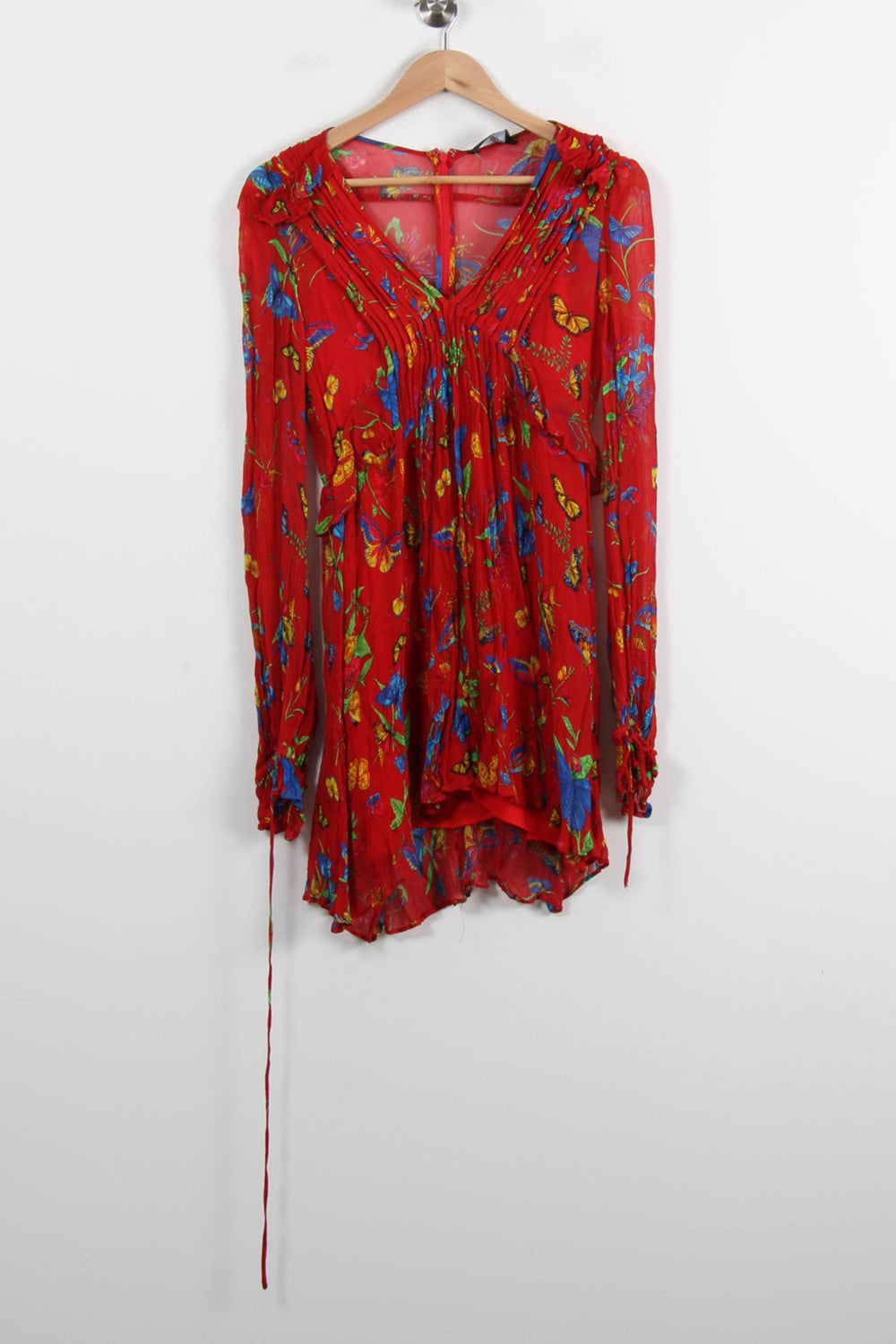 Robe Courte Rouge et Bleue - Taille S/36 de la marque The Kooples | PARAD71890 - Vendu par Paradigme - Image 2