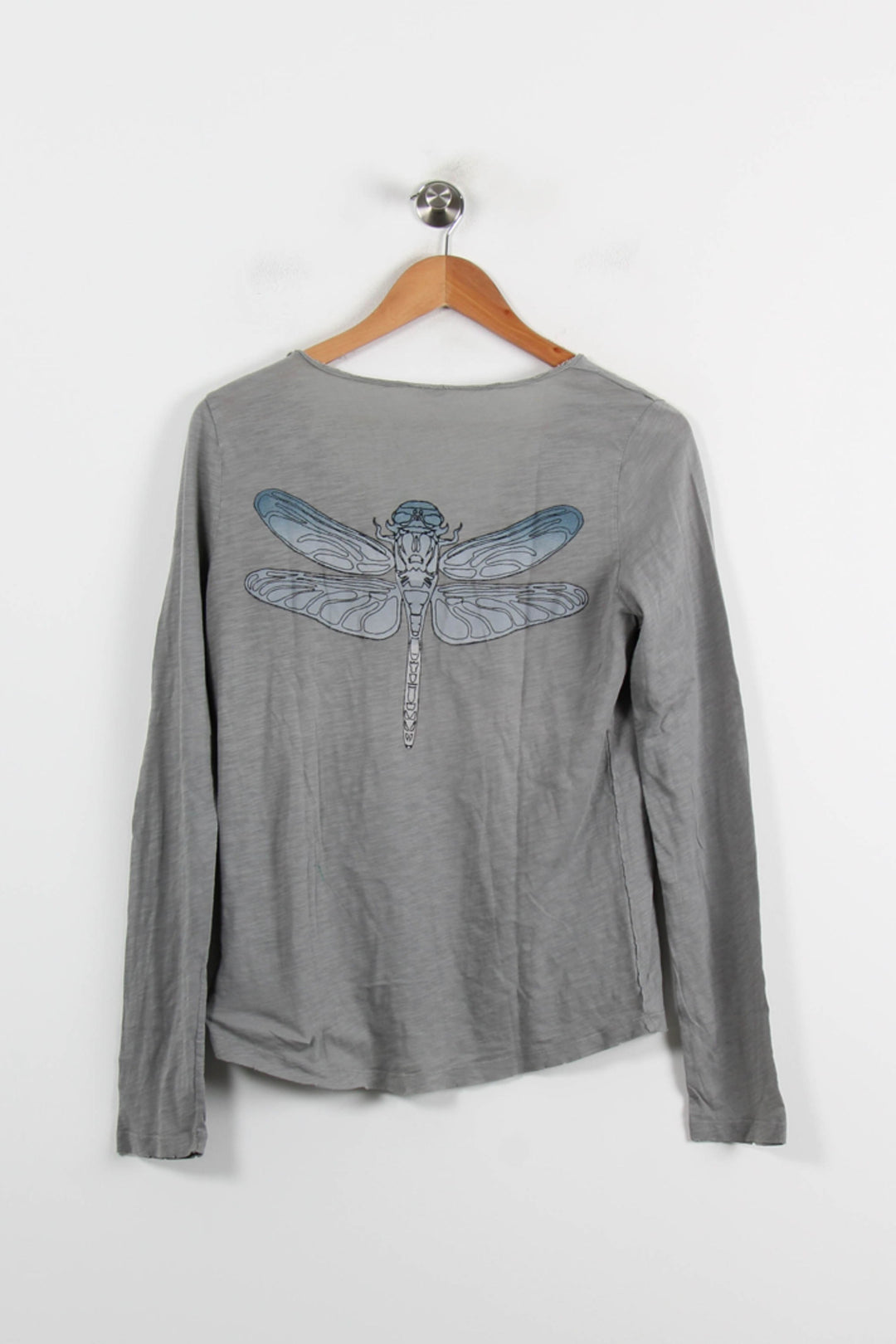 Tee-shirt Manches Longues Gris - Taille S/36 de la marque Zadig&Voltaire | PARAD71891 - Vendu par Paradigme - Image 4