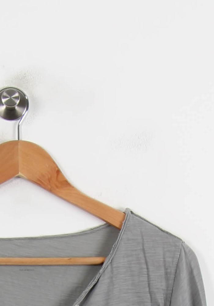 Tee-shirt Manches Longues Gris - Taille S/36 de la marque Zadig&Voltaire | PARAD71891 - Vendu par Paradigme - Image 3