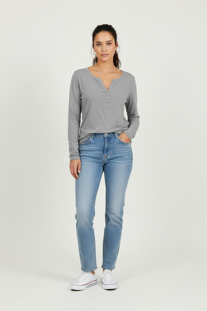 Tee-shirt Manches Longues Gris - Taille S/36 de la marque Zadig&Voltaire | PARAD71891 - Vendu par Paradigme - Image 1