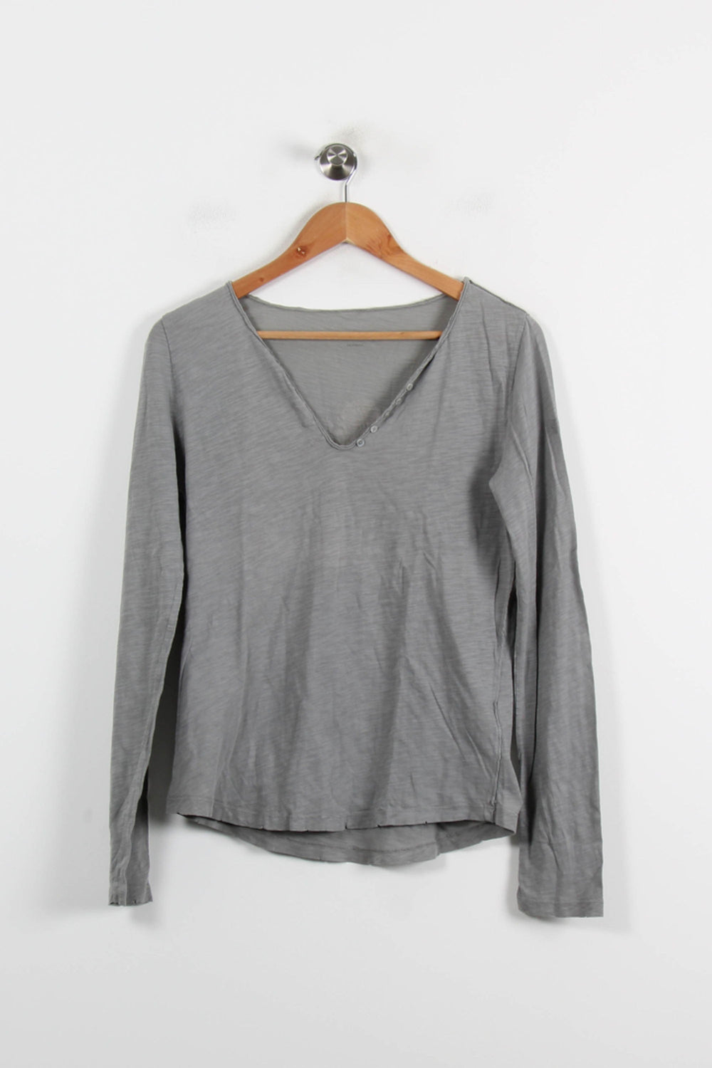 Tee-shirt Manches Longues Gris - Taille S/36 de la marque Zadig&Voltaire | PARAD71891 - Vendu par Paradigme - Image 2