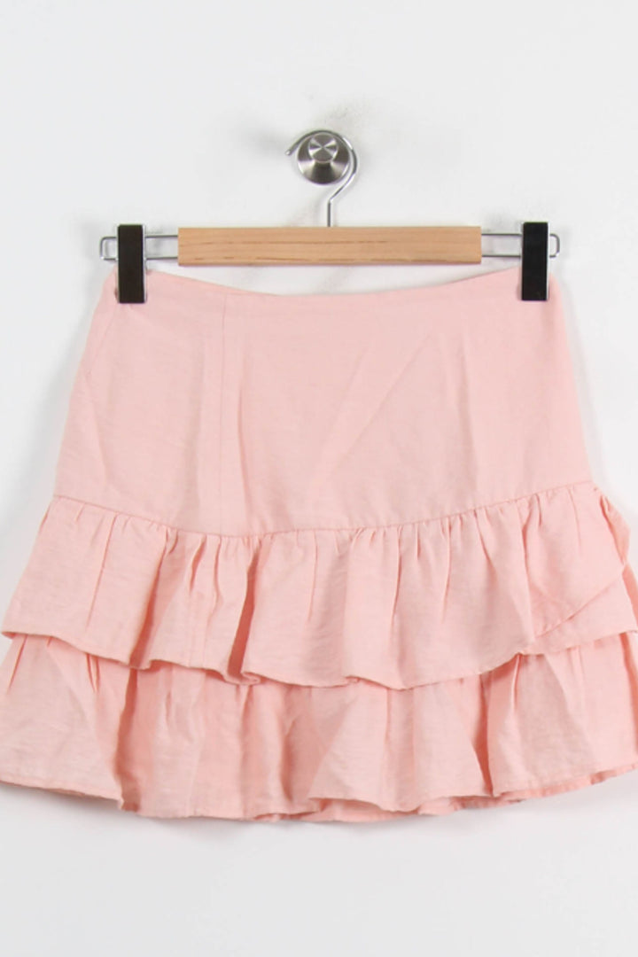 Jupe Volantée Rose - Taille XS/34 de la marque Des petits hauts | PARAD71903 - Vendu par Paradigme - Image 4