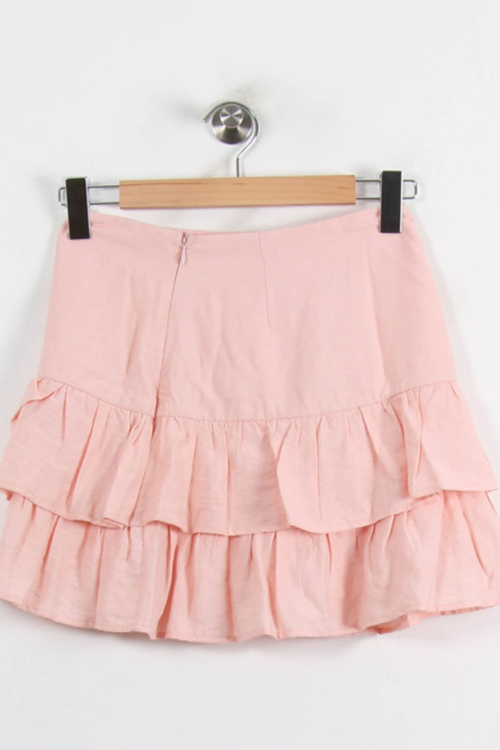 Jupe Volantée Rose - Taille XS/34 de la marque Des petits hauts | PARAD71903 - Vendu par Paradigme - Image 2