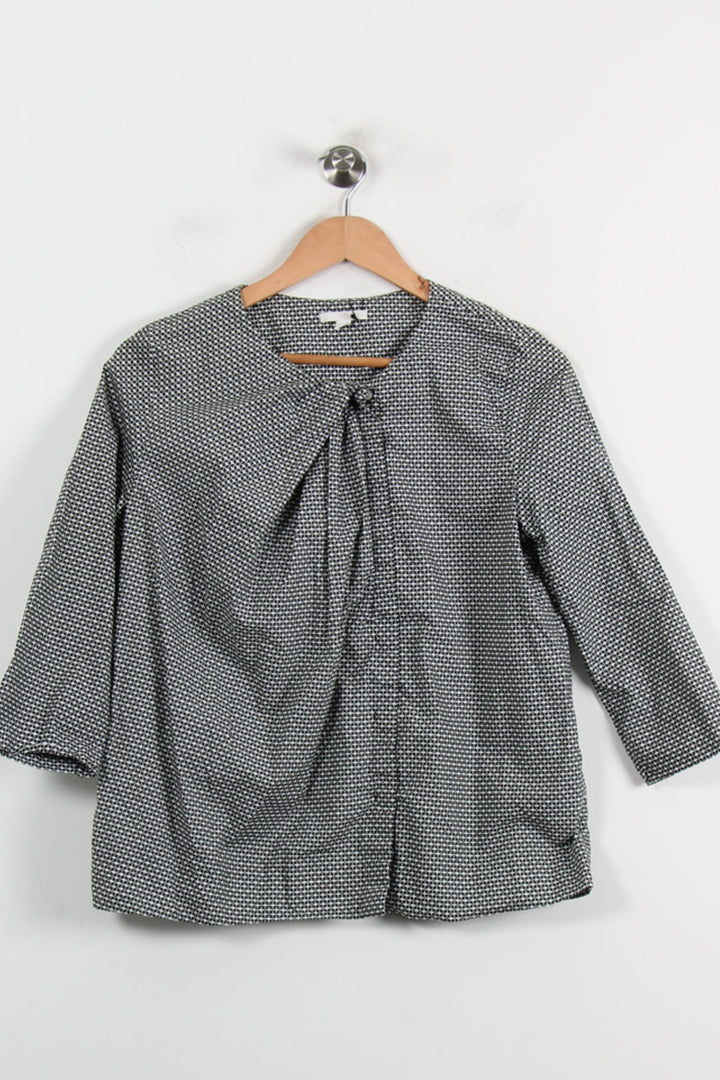 Blouse Noire et Blanche - Taille S/36 de la marque COS | PARAD71910 - Vendu par Paradigme - Image 2